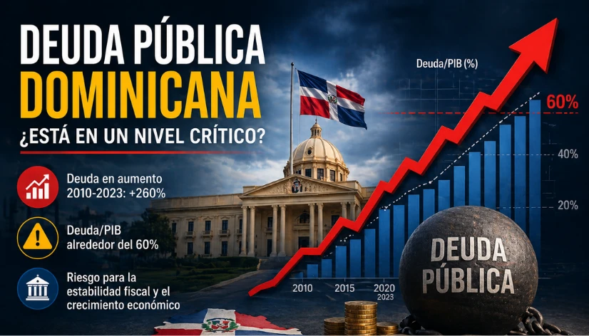 Deuda pública dominicana y sostenibilidad fiscal.